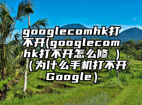 googlecomhk打不开(googlecomhk打不开怎么修 )（为什么手机打不开Google）