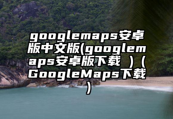 googlemaps安卓版中文版(googlemaps安卓版下载 )（GoogleMaps下载）