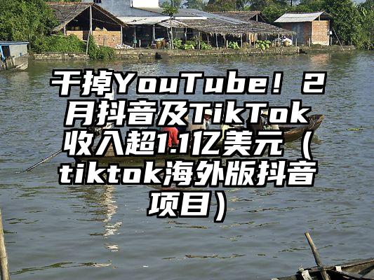 干掉YouTube！2月抖音及TikTok收入超1.1亿美元（tiktok海外版抖音项目）