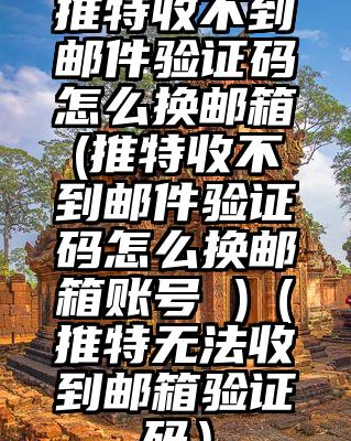 推特收不到邮件验证码怎么换邮箱(推特收不到邮件验证码怎么换邮箱账号 )（推特无法收到邮箱验证码）