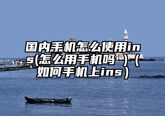 国内手机怎么使用ins(怎么用手机吗 )（如何手机上ins）