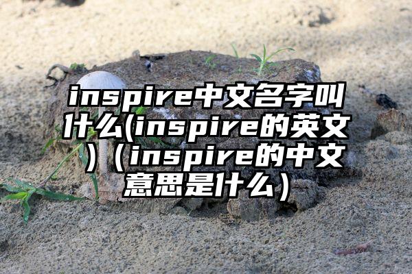 inspire中文名字叫什么(inspire的英文 )（inspire的中文意思是什么）