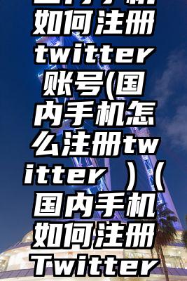 国内手机如何注册twitter账号(国内手机怎么注册twitter )（国内手机如何注册Twitter）