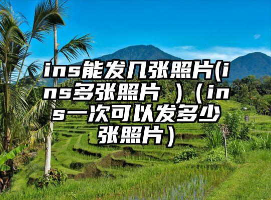 ins能发几张照片(ins多张照片 )（ins一次可以发多少张照片）