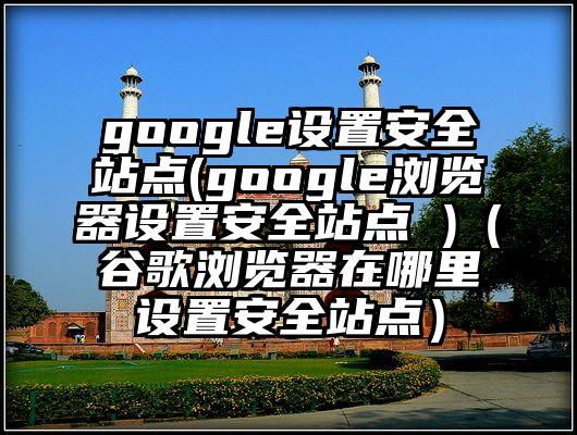 google设置安全站点(google浏览器设置安全站点 )（谷歌浏览器在哪里设置安全站点）