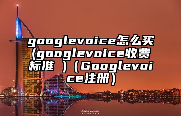 googlevoice怎么买(googlevoice收费标准 )（Googlevoice注册）