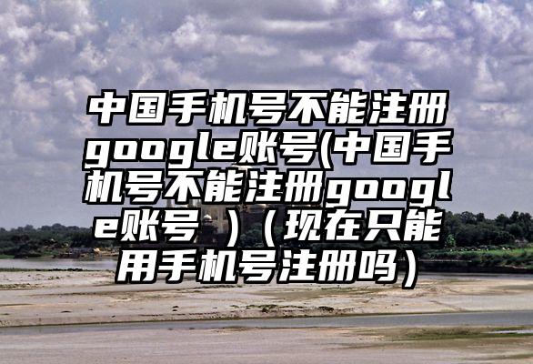 中国手机号不能注册google账号(中国手机号不能注册google账号 )（现在只能用手机号注册吗）