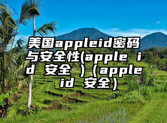 美国appleid密码与安全性(apple id 安全 )（apple id 安全）