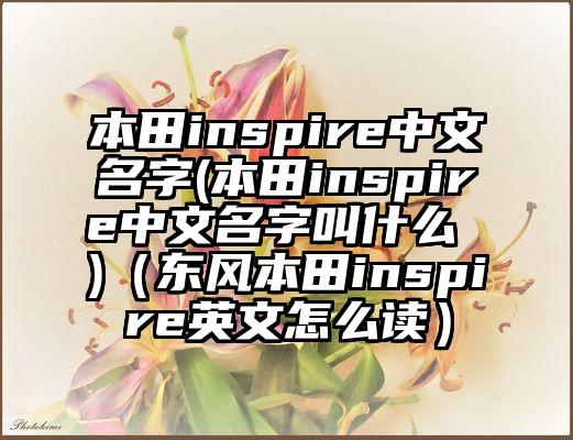 本田inspire中文名字(本田inspire中文名字叫什么 )（东风本田inspire英文怎么读）