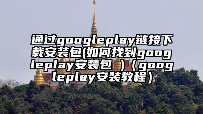 通过googleplay链接下载安装包(如何找到googleplay安装包 )（googleplay安装教程）