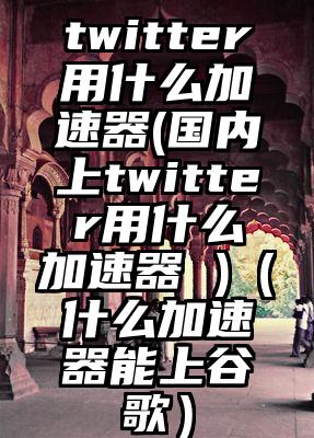 twitter用什么加速器(国内上twitter用什么加速器 )（什么加速器能上谷歌）