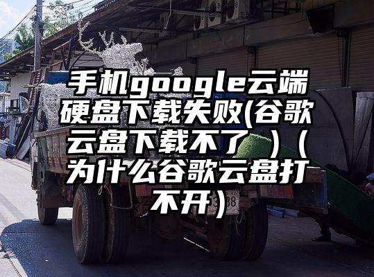 手机google云端硬盘下载失败(谷歌云盘下载不了 )（为什么谷歌云盘打不开）