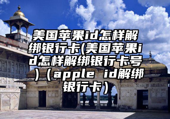 美国苹果id怎样解绑银行卡(美国苹果id怎样解绑银行卡号 )（apple id解绑银行卡）