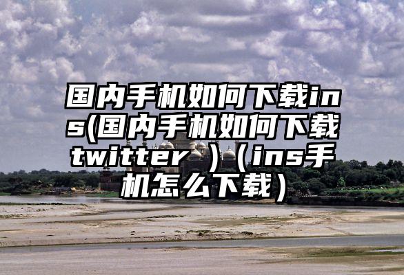 国内手机如何下载ins(国内手机如何下载twitter )（ins手机怎么下载）