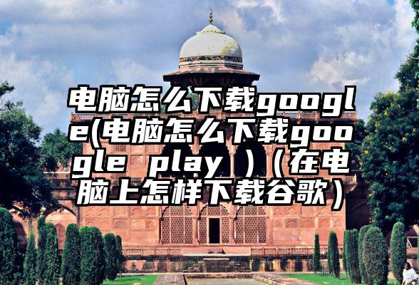 电脑怎么下载google(电脑怎么下载google play )（在电脑上怎样下载谷歌）