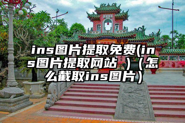 ins图片提取免费(ins图片提取网站 )（怎么截取ins图片）