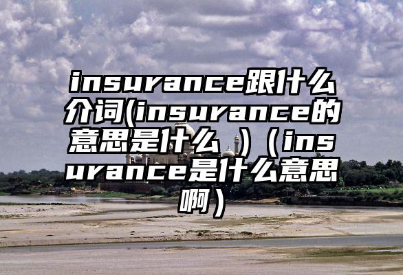 insurance跟什么介词(insurance的意思是什么 )（insurance是什么意思啊）