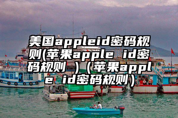 美国appleid密码规则(苹果apple id密码规则 )（苹果apple id密码规则）