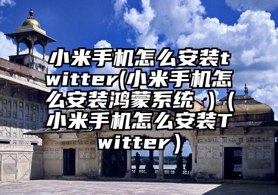 小米手机怎么安装twitter(小米手机怎么安装鸿蒙系统 )（小米手机怎么安装Twitter）