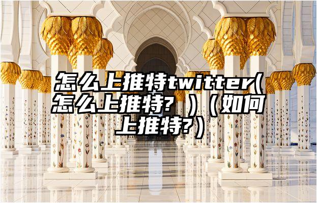 怎么上推特twitter(怎么上推特? )（如何上推特?）