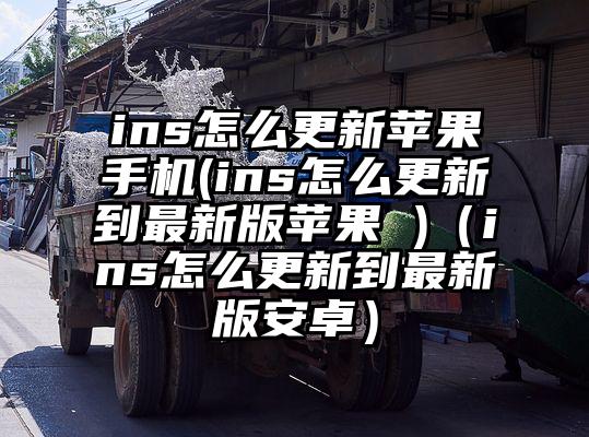 ins怎么更新苹果手机(ins怎么更新到最新版苹果 )（ins怎么更新到最新版安卓）