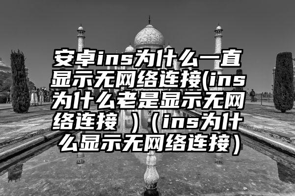 安卓ins为什么一直显示无网络连接(ins为什么老是显示无网络连接 )（ins为什么显示无网络连接）