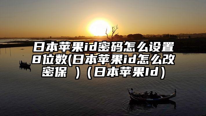 日本苹果id密码怎么设置8位数(日本苹果id怎么改密保 )（日本苹果Id）