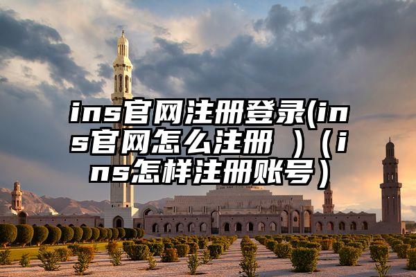 ins官网注册登录(ins官网怎么注册 )（ins怎样注册账号）