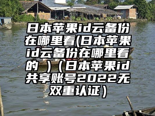 日本苹果id云备份在哪里看(日本苹果id云备份在哪里看的 )（日本苹果id共享账号2022无双重认证）