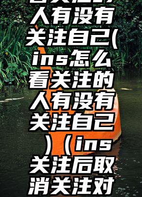 ins怎么看关注的人有没有关注自己(ins怎么看关注的人有没有关注自己 )（ins关注后取消关注对方看得到吗）