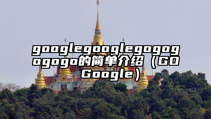 googlegooglegogogogogo的简单介绍（GO Google）