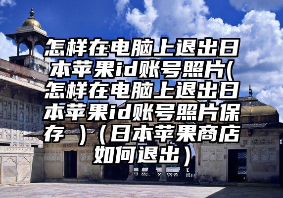 怎样在电脑上退出日本苹果id账号照片(怎样在电脑上退出日本苹果id账号照片保存 )（日本苹果商店如何退出）