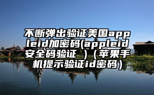 不断弹出验证美国appleid加密码(appleid安全码验证 )（苹果手机提示验证id密码）