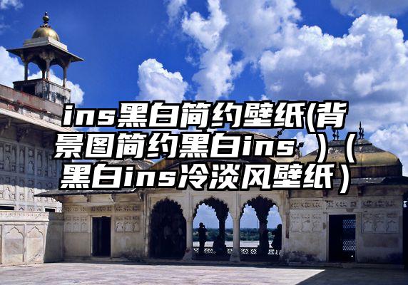 ins黑白简约壁纸(背景图简约黑白ins )（黑白ins冷淡风壁纸）