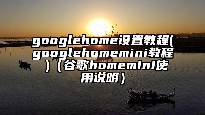 googlehome设置教程(googlehomemini教程 )（谷歌homemini使用说明）