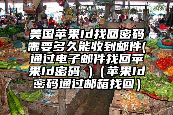 美国苹果id找回密码需要多久能收到邮件(通过电子邮件找回苹果id密码 )（苹果id密码通过邮箱找回）