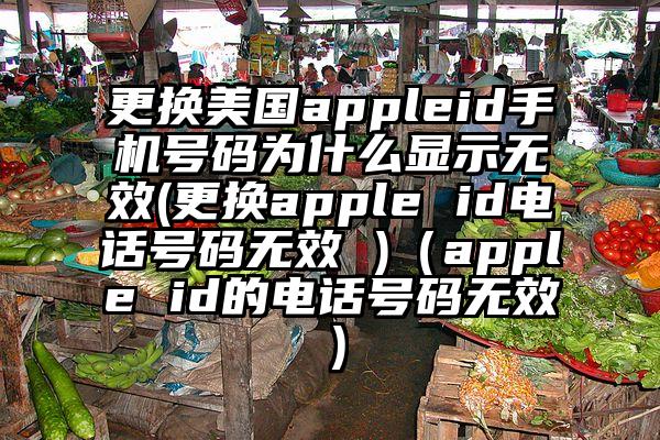 更换美国appleid手机号码为什么显示无效(更换apple id电话号码无效 )（apple id的电话号码无效）