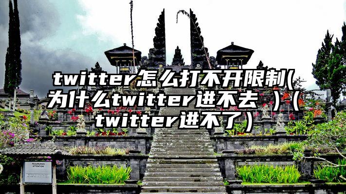 twitter怎么打不开限制(为什么twitter进不去 )（twitter进不了）