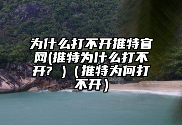 为什么打不开推特官网(推特为什么打不开? )（推特为何打不开）