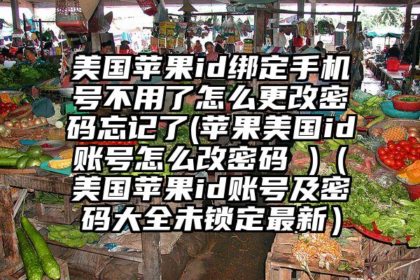 美国苹果id绑定手机号不用了怎么更改密码忘记了(苹果美国id账号怎么改密码 )（美国苹果id账号及密码大全未锁定最新）