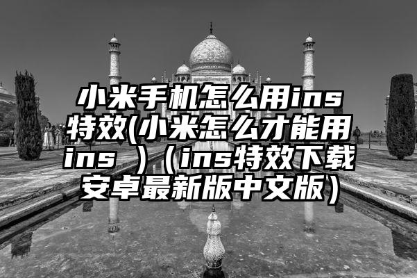 小米手机怎么用ins特效(小米怎么才能用ins )（ins特效下载安卓最新版中文版）