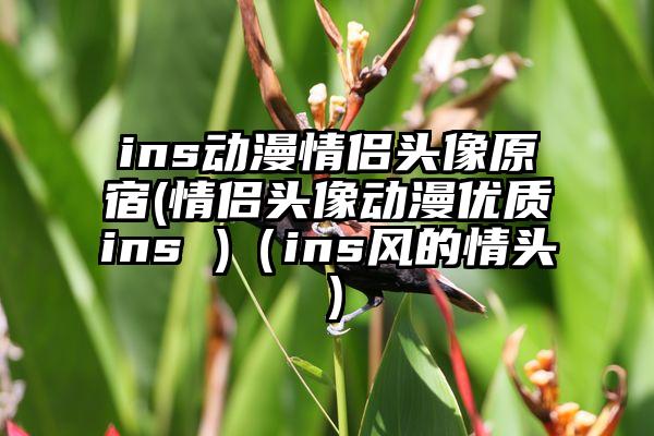 ins动漫情侣头像原宿(情侣头像动漫优质ins )（ins风的情头）