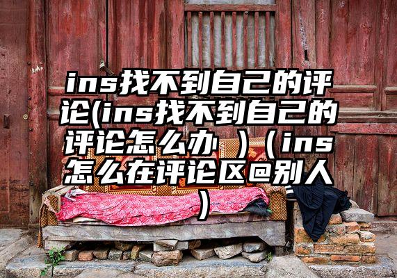 ins找不到自己的评论(ins找不到自己的评论怎么办 )（ins怎么在评论区@别人）